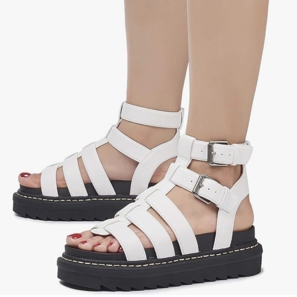 Unionbay white platform gladiator sandals - Picture 5 of 11